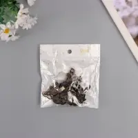 Замок металл для шкатулки бронза + гвозд. 4,9х3,5 см