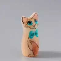 Фигурка &laquo;Кошечка мини&raquo;, 4.5&times;2.3 см, селенит, МИКС