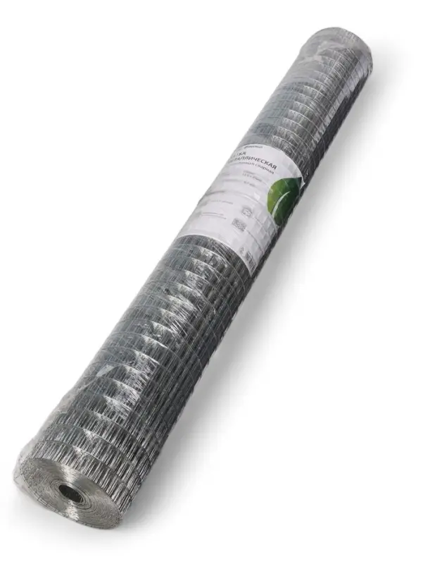 Сетка сварная оцинкованная, 10&times;1 м, ячейка 25&times;12.5 мм, d=0.7 мм, металл, Greengo
