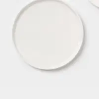 Тарелки Magistro White Snow, набор 2 шт., d=16.5 см, фарфор, белые