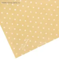 Бумага упаковочная крафт «Для тебя», белый горох, 50 х 70 см Бумага упаковочная крафт «Для тебя», белый горох, 50 х 70 см