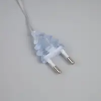 Удлинитель для комнатных гирлянд с выключателем, 5 м, прозрачная нить, УМС-вилка