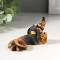 Фигура "Такса с костью" 4,6х4,5х10,6см