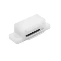 Магнит мебельный M001P, 41×13, маленький, прозрачный