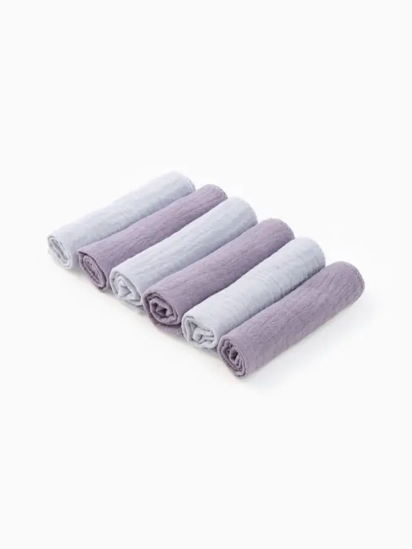 Платки носовые детские &laquo;Крошка Я&raquo; Deep grey, 20&times;20 см, набор 6 шт., муслин, 100 % хлопок, серые