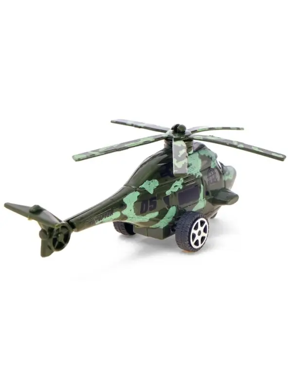 Вертолёт инерционный, цвета МИКС