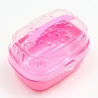 Переноска для грызунов &laquo;Пижон&raquo;, 20&times;16&times;15 см, розовая