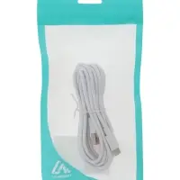 Кабель Luazon, Type-C - USB, 1 А, 2 м, белый