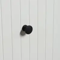 Ручка-кнопка CAPPIO RK148, d=30 мм, цвет черный