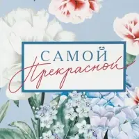 Пакет подарочный ламинированный с тишью, упаковка, «Самой», MS 18 х 23 х 10 см
