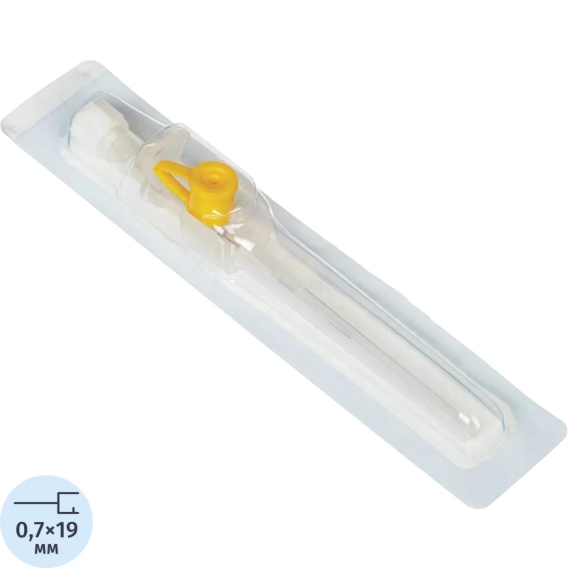 Катетер внутривенный с доп.портом ВазофиксЦерто 24G (0,7x19 мм) 50шт/уп