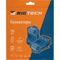 Коннектор BigTech BT-CECC-RJ45-001 RJ45 UTP кат.5e уп/100 шт