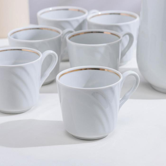 Набор питьевой фарфоровый «Бельё», 8 предметов Набор питьевой фарфоровый «Бельё», 8 предметов