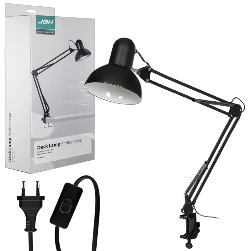 Настольная лампа черная JBH