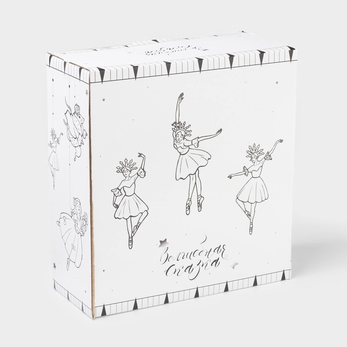 Блинница новогодняя Доляна «Волшебная сказка», d=23 см, керамика, цвет белый Блинница новогодняя Доляна «Волшебная сказка», d=23 см, керамика, цвет белый