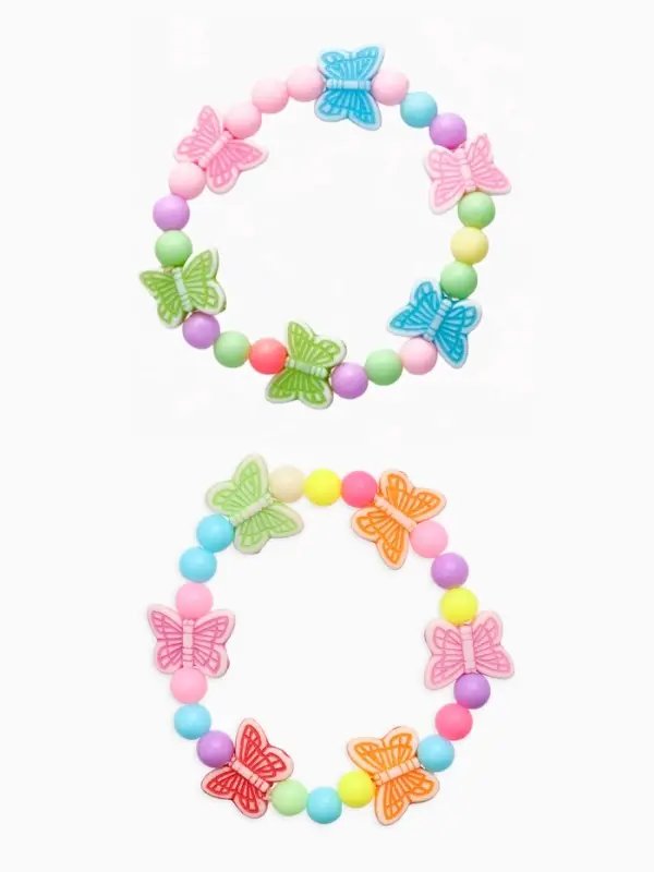 Браслет детский &laquo;Выбражулька. Бабочки порхающие&raquo;, d=6 см, МИКС