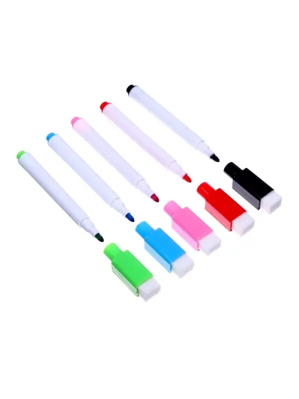 Маркер с магнитом цветной, на водной основе, набор 5 шт.
