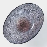 Блюдо сервировочное Inspiration, d=22 см, на ножке, стекло, фиолетовое