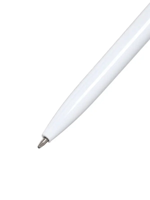 Ручка под логотип Calligrata, шариковая, поворотная, синий стержень, узел 0.7 мм, корпус белый