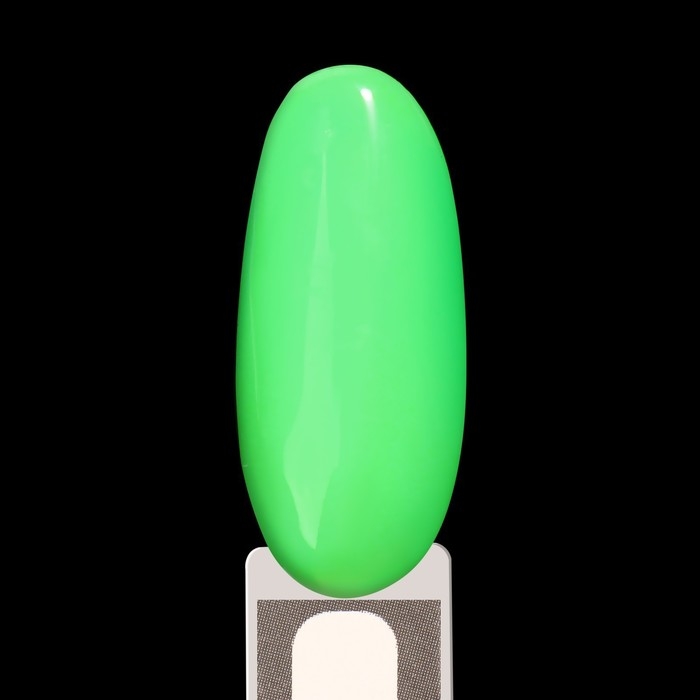 Гель лак для ногтей, &laquo;GLOW IN THE DARK&raquo;, 3-х фазный, 8мл, LED/UV, люминесцентный, цвет ярко-зелёный (22)