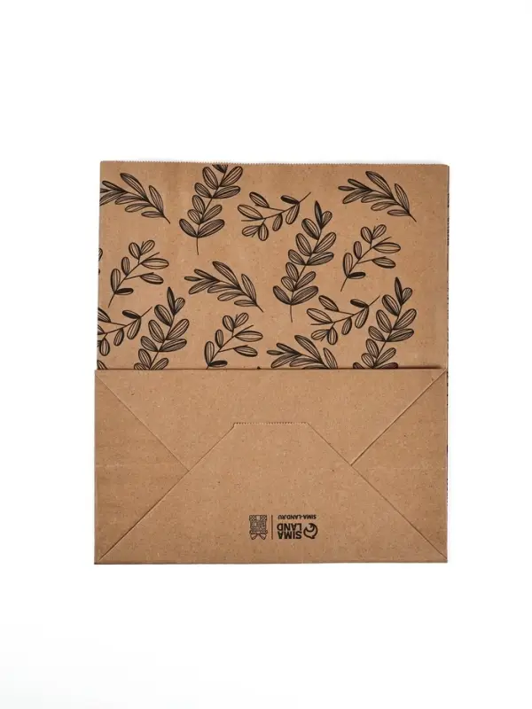 Пакет подарочный крафтовый «Эко», 24 х 28 х 14 см