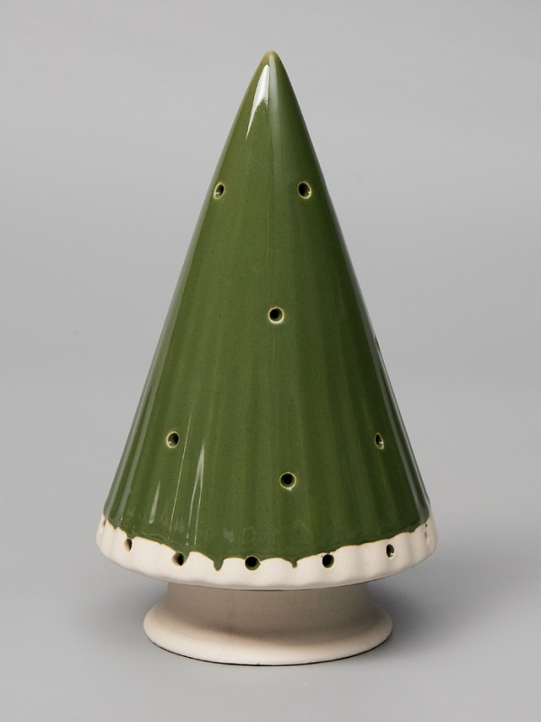 Светодиодная фигура Светодиодная фигура "Елочка зеленая" 16.7х9.7х9.7, 1 LED, LR44x3(в компл.), Т/БЕЛЫЙ