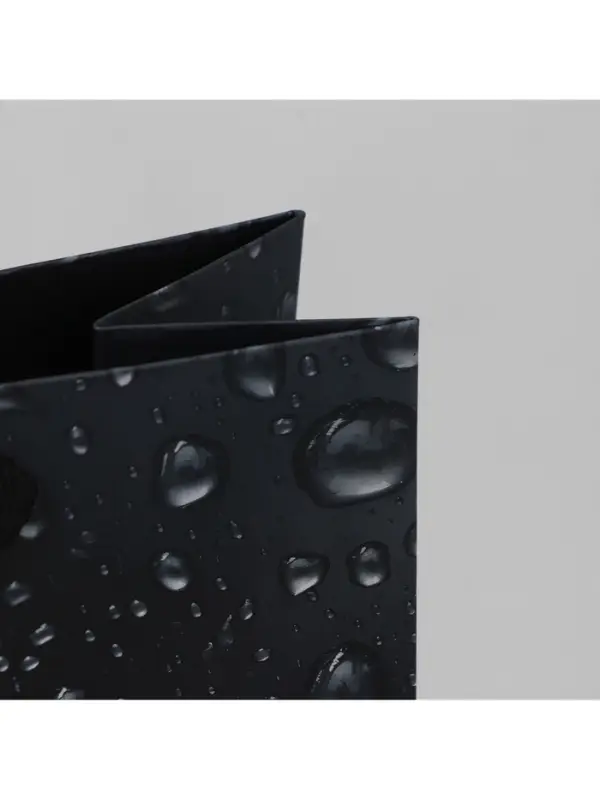 Пакет подарочный под две бутылки, упаковка, Black, 35&times;20&times;9 см