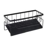 Держатель для губок и моющего ср-ва тм VETTA, слив-поддон, кронштейн д/салфетки, 23х9х10см, металл