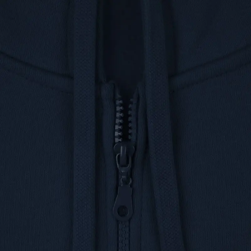 Толстовка на молнии с капюшоном Siverga Heavy 2.0, темно-синяя, размер S