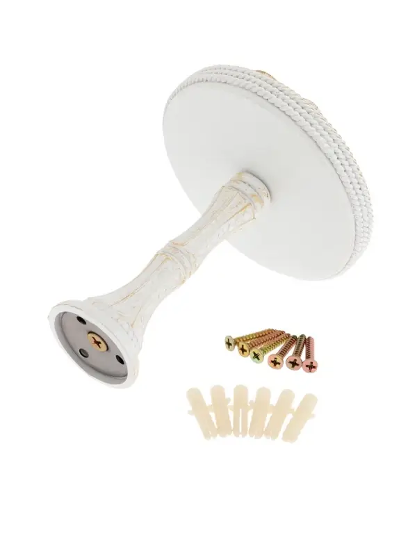 Крючок для штор CAPPIO KS038, d=11 см, цвет белый с золотом, 2 шт Крючок для штор CAPPIO KS038, d=11 см, цвет белый с золотом, 2 шт