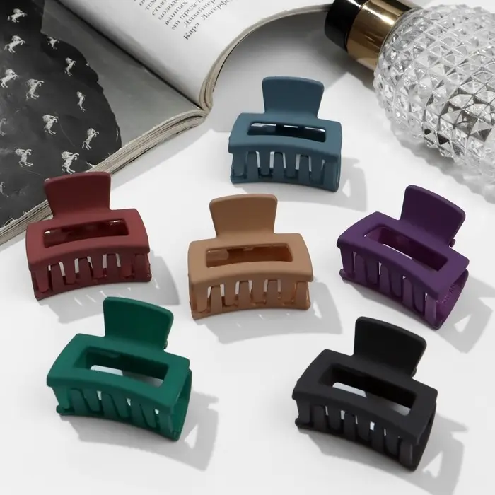 Крабик для волос «Матовый», геометрия мини, 4 см, МИКС Крабик для волос «Матовый», геометрия мини, 4 см, МИКС