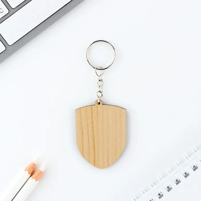 Брелок для ключей деревянный «Номер 1», 3.6 х 5.4 см