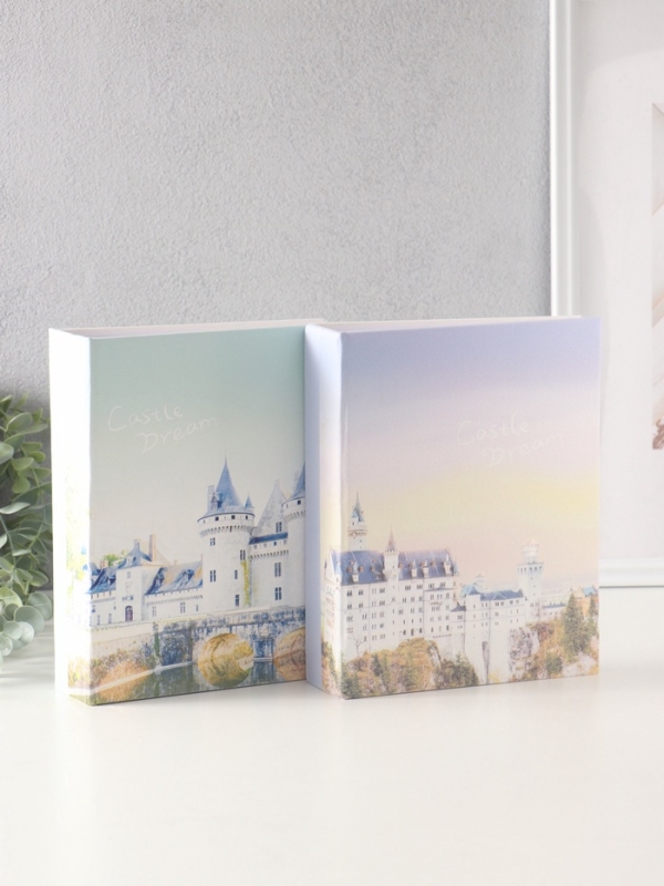 Фотоальбом на 200 фото 10х15 см Фотоальбом на 200 фото 10х15 см "Городские пейзажи" кожзам, МИКС 5х17,5х22,5 см