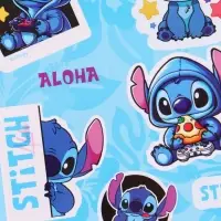 Набор Ежедневник А5, 80 л, ручка и наклейки Стич