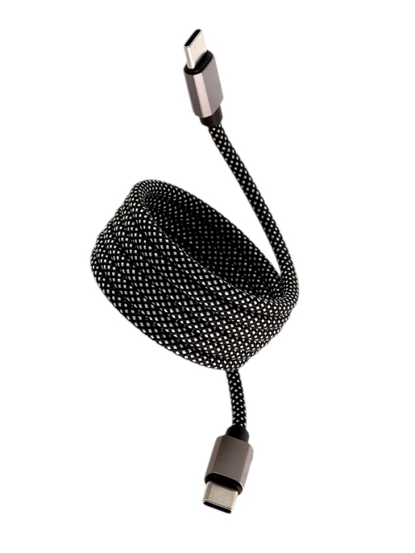 Кабель Type-C - Type-C, магнитный, 3 А, 60 W, серый Кабель Type-C - Type-C, магнитный, 3 А, 60 W, серый