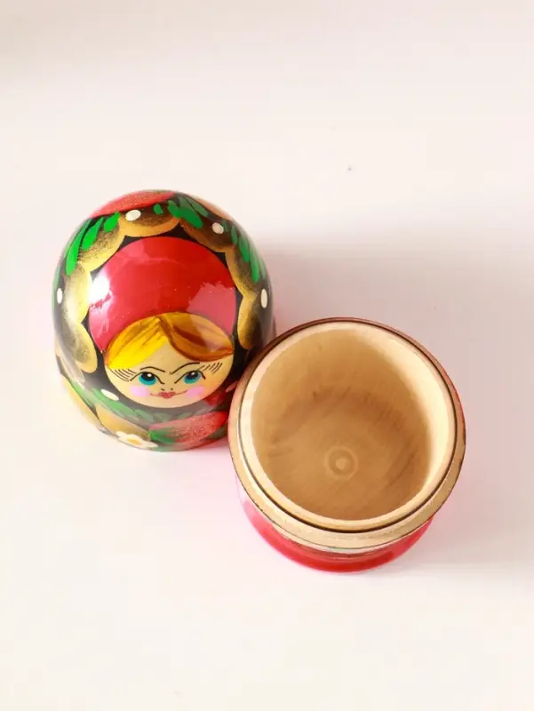 Матрёшка дерево &laquo;Наталья&raquo;, ягоды, 5-кукольная