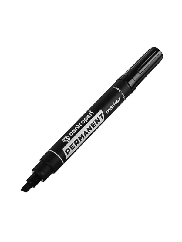 Маркер перманентный Centropen 8576, чёрный, узел 5.0 мм, линия 1-4.6 мм