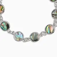 Браслет цепочка &laquo;Галиотис. Круг&raquo;, L=17 см, + удлинитель 5 см, цвет серебро, разноцветный