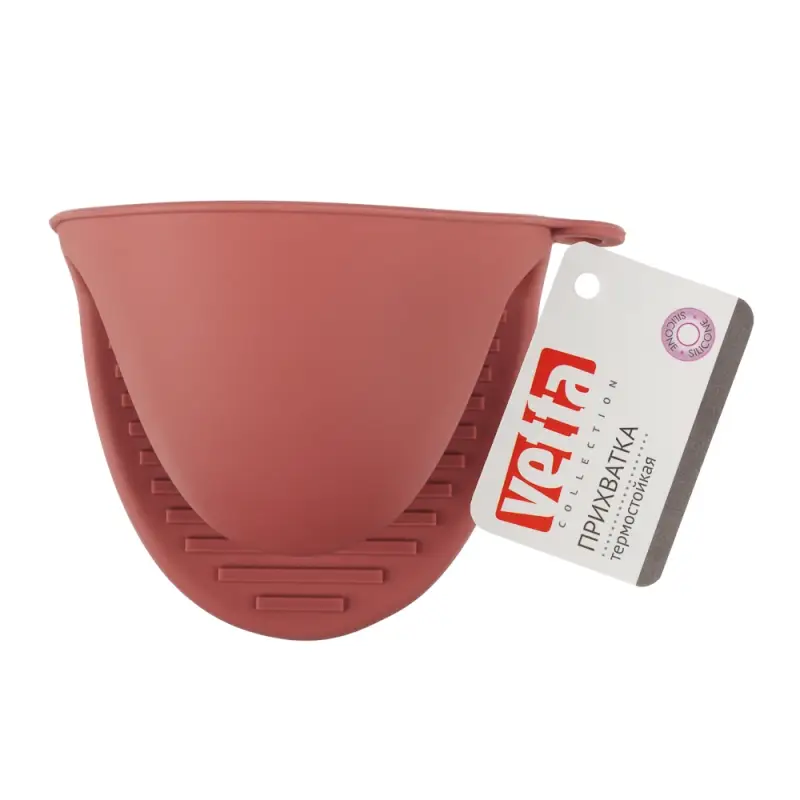 VETTA Прихватка силиконовая термостойкая, 9,5х8см, 3 цвета