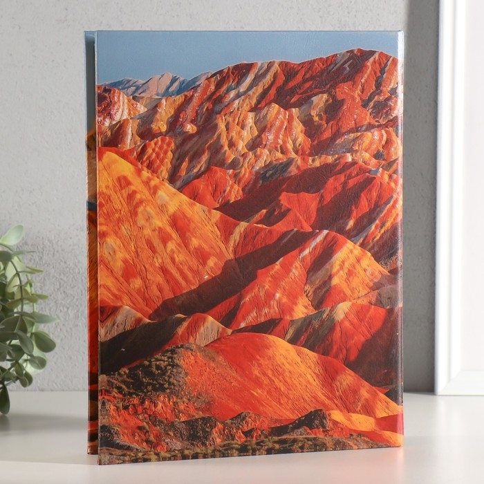 Шкатулка-книга дерево, кожзам Шкатулка-книга дерево, кожзам "Бесконечные горы" 28,5х22х4 см