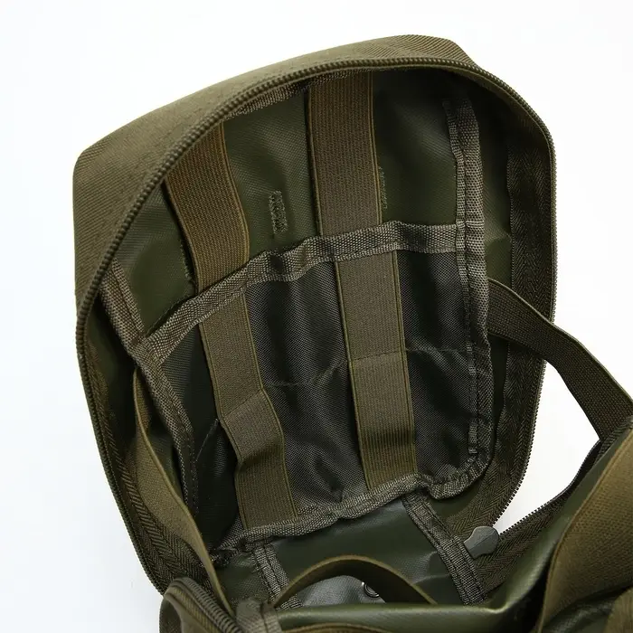 Аптечка тактическая-подсумок, 14.5&times;20 см, зелёная