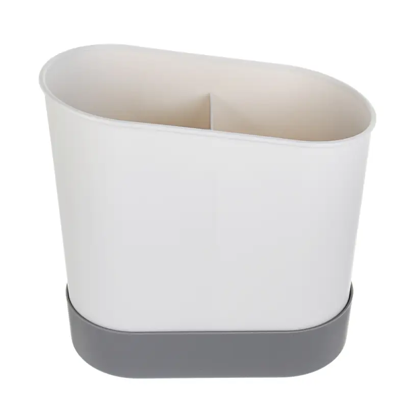 Подставка для столовых приборов тм VETTA, 15,5x8,5x16,2см, полипропилен, цвет белый