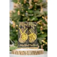 Набор свечей Новогодний 8 шт,  1,5 см х 1,5 см х 15 см