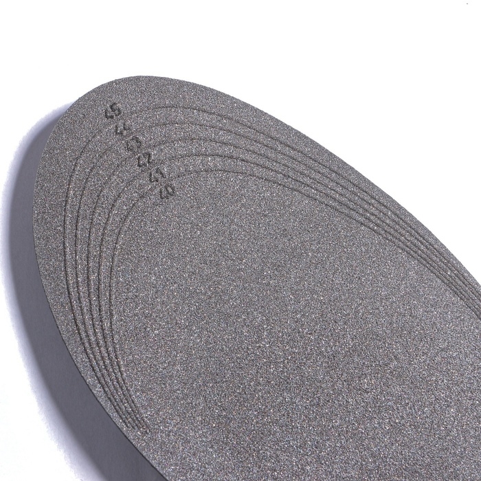 Стельки для обуви, универсальные, амортизирующие, р-р RU до 43 (р-р Пр-ля до 46), 27,5 см, пара, цвет чёрный Стельки для обуви, универсальные, амортизирующие, р-р RU до 43 (р-р Пр-ля до 46), 27,5 см, пара, цвет чёрный