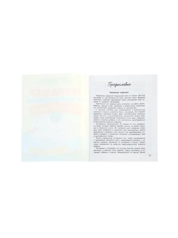 Тренажер по чистописанию. Русский язык, 4 класс, Субботина Е.А. 2026