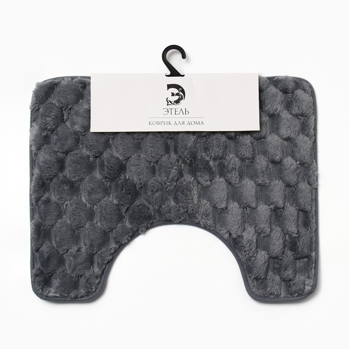 Коврик для ванной Этель Коврик для ванной Этель "Ромбы", цв. серый, 40х50 см