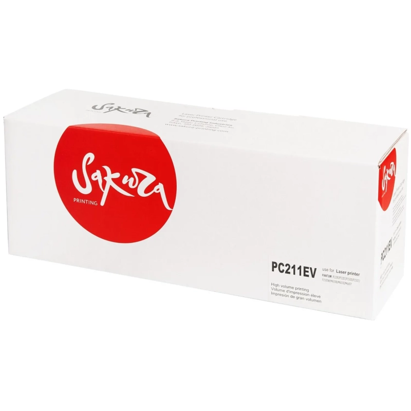 Картридж лазерный SAKURA PC-211EV чер. для Pantum P2200/P2500/M6500/M6600
