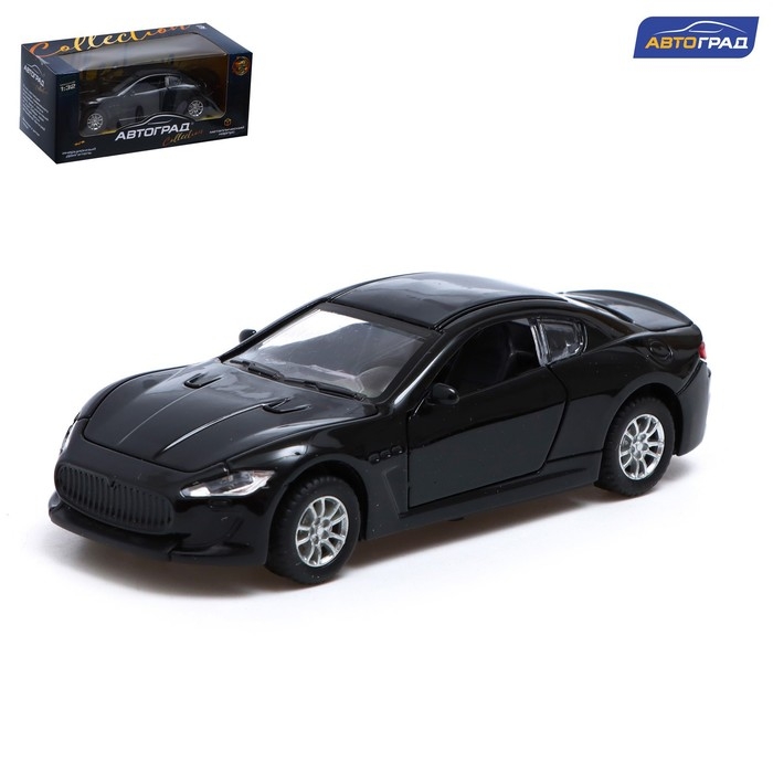 Машина металлическая «Купе», инерция, свет и звук, 1:32, открываются двери, цвет чёрный Машина металлическая «Купе», инерция, свет и звук, 1:32, открываются двери, цвет чёрный