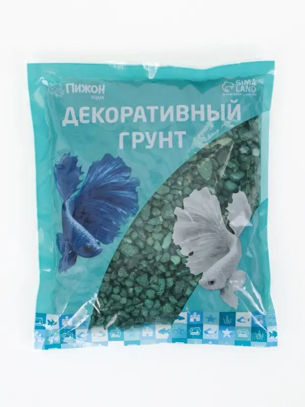 Мраморная крошка &laquo;Пижон Аква&raquo;, фр. 5-10 мм, малахит, 800 г