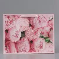 Пакет подарочный ламинированный, упаковка, For you, L 40&times;31&times;11.5 см
